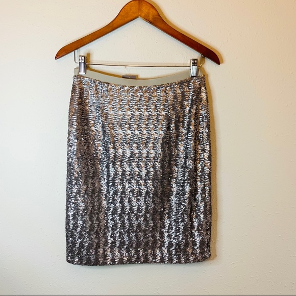 J.Jill Sequins Pencil Sterling Women’s Skirt Size XS, M NWT - Picture 4 of 12